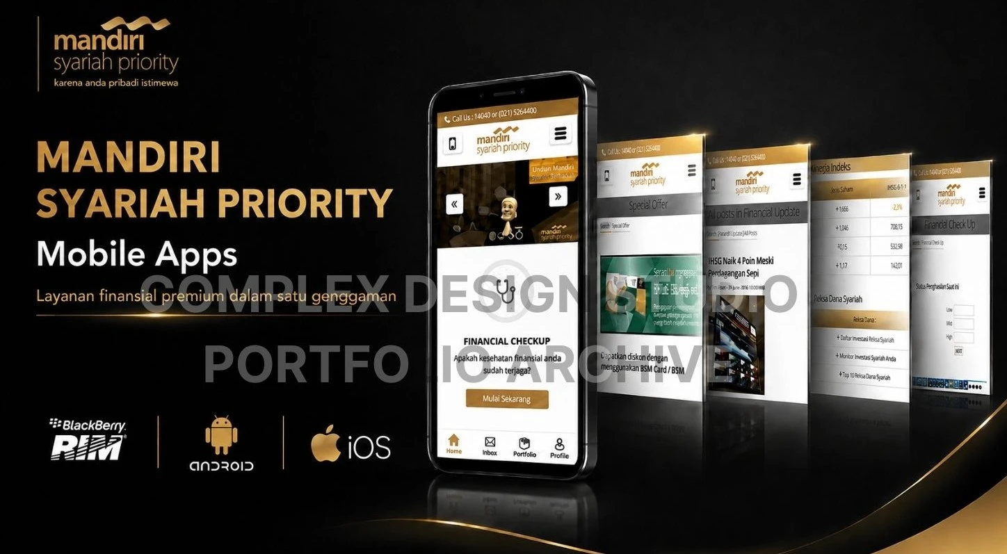 Archived BSM PRIORITY — MOBILE APP portfolio case study by Complex Design Studio